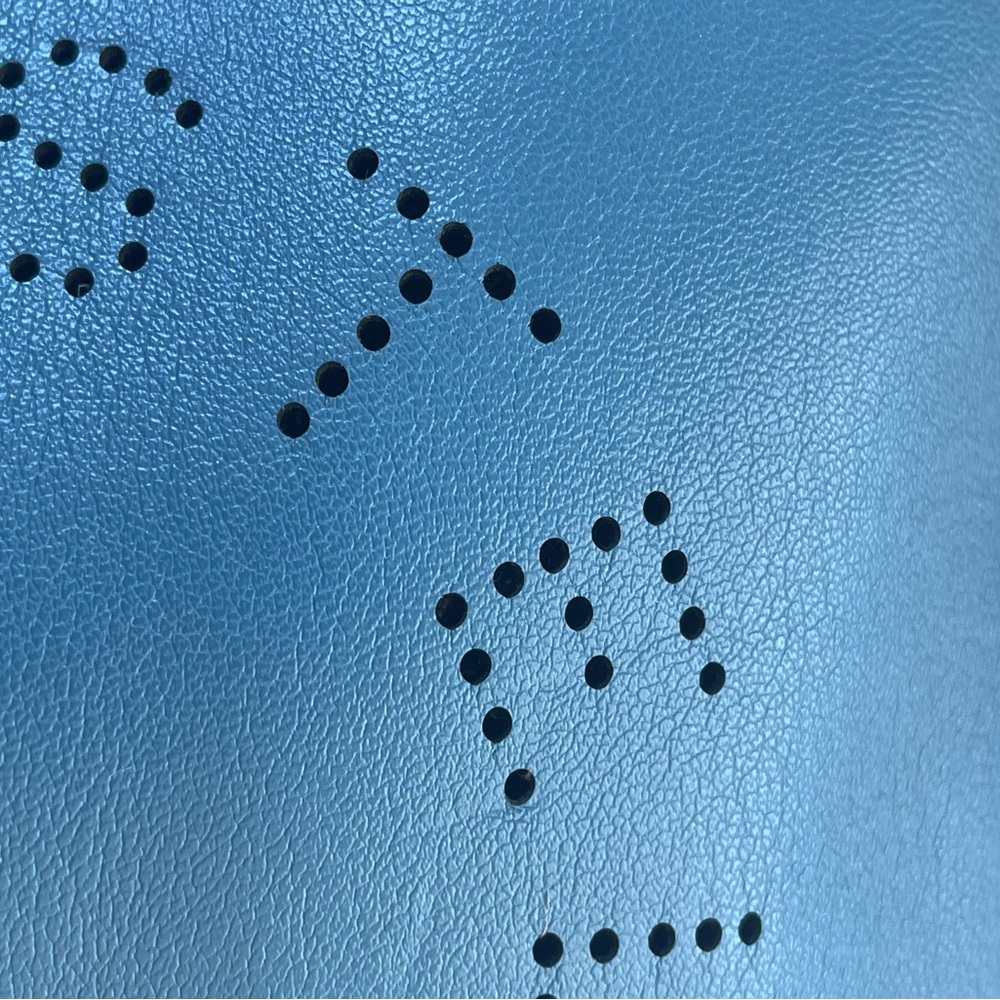 Stella McCartney Teal Crossbody Mini Camera Bag with Logo Strap - Picture 8 of 10
